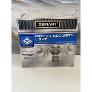 Defiant 110 Degree Motion Security Light Grey DFI-5408-GR Outdoor Floodlight